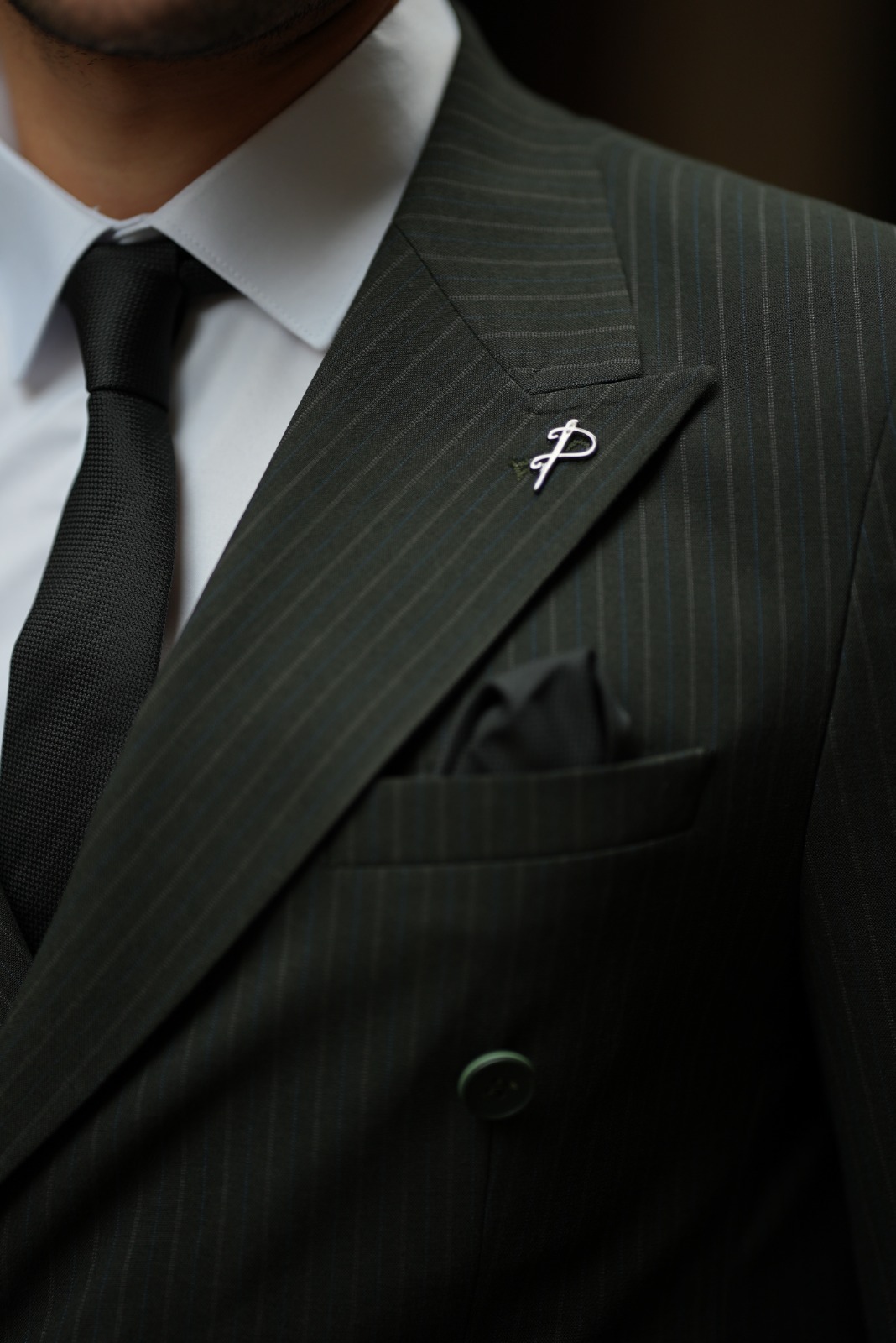 Pantaloni da giacca da abito doppiopetto stile italiano - Cachi