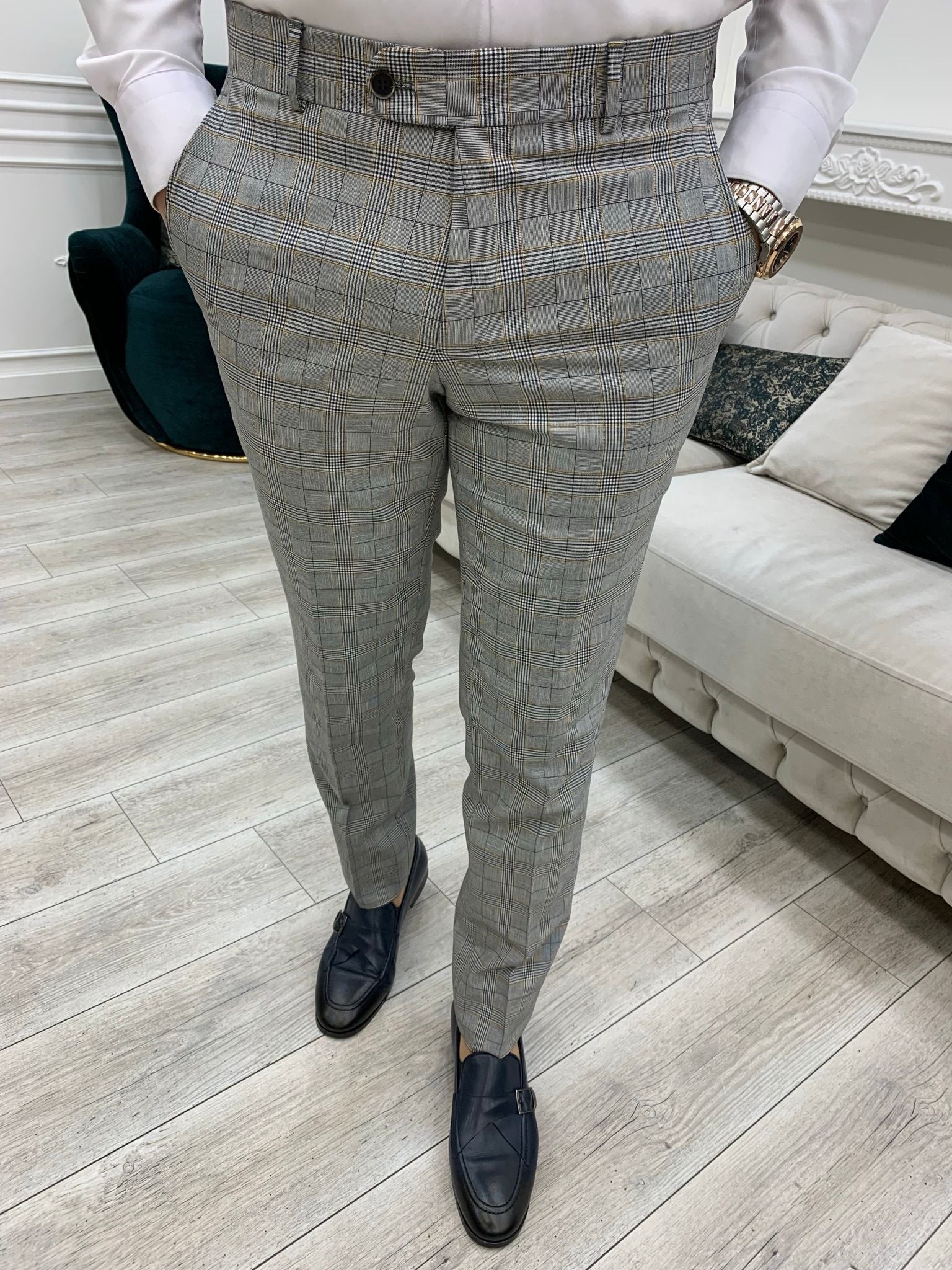 Pantaloni giacca stile italiano - Grigi