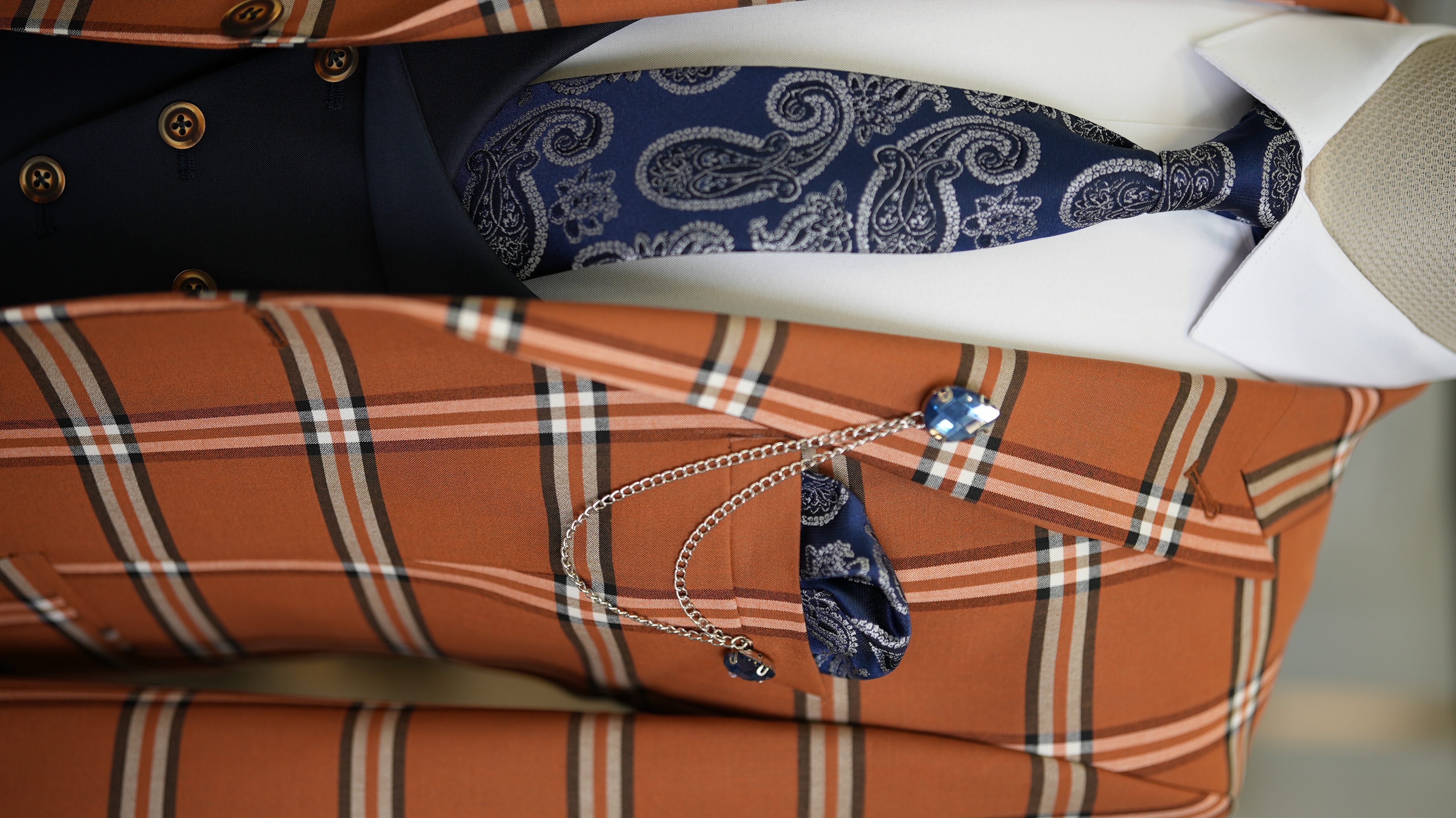 Pantaloni giacca gilet stile italiano - Tile