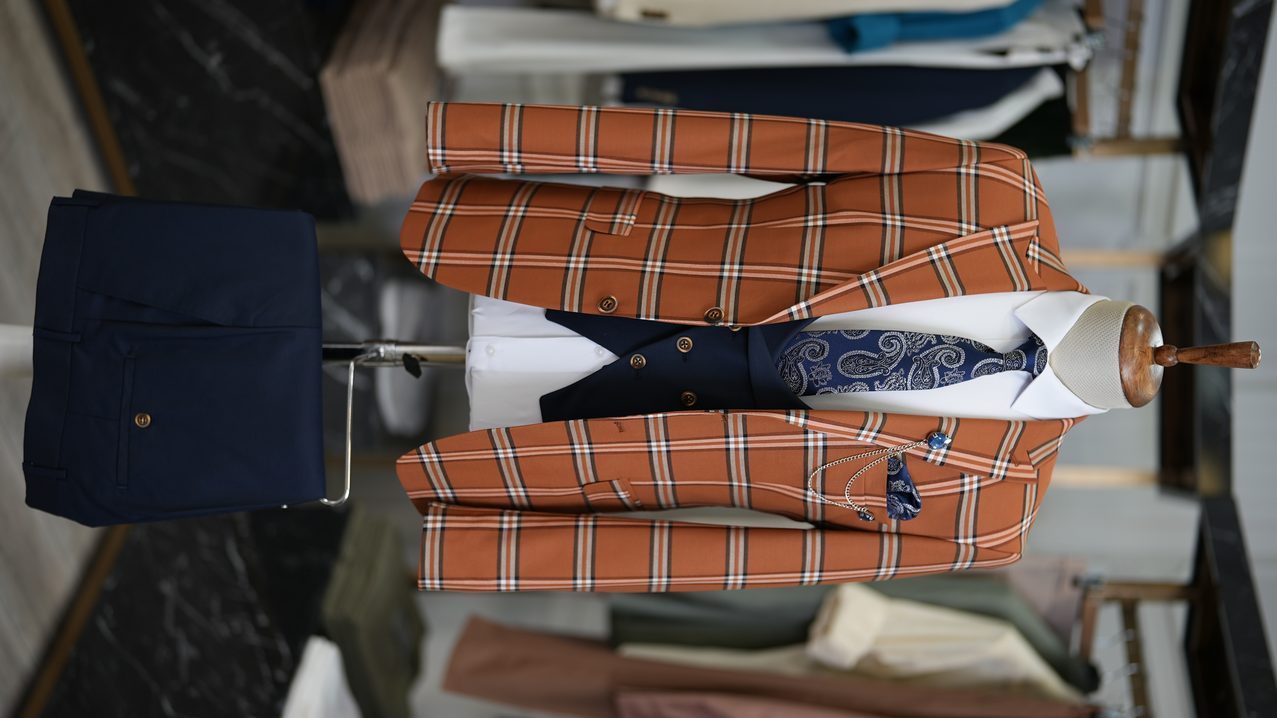 Pantaloni giacca gilet stile italiano - Tile