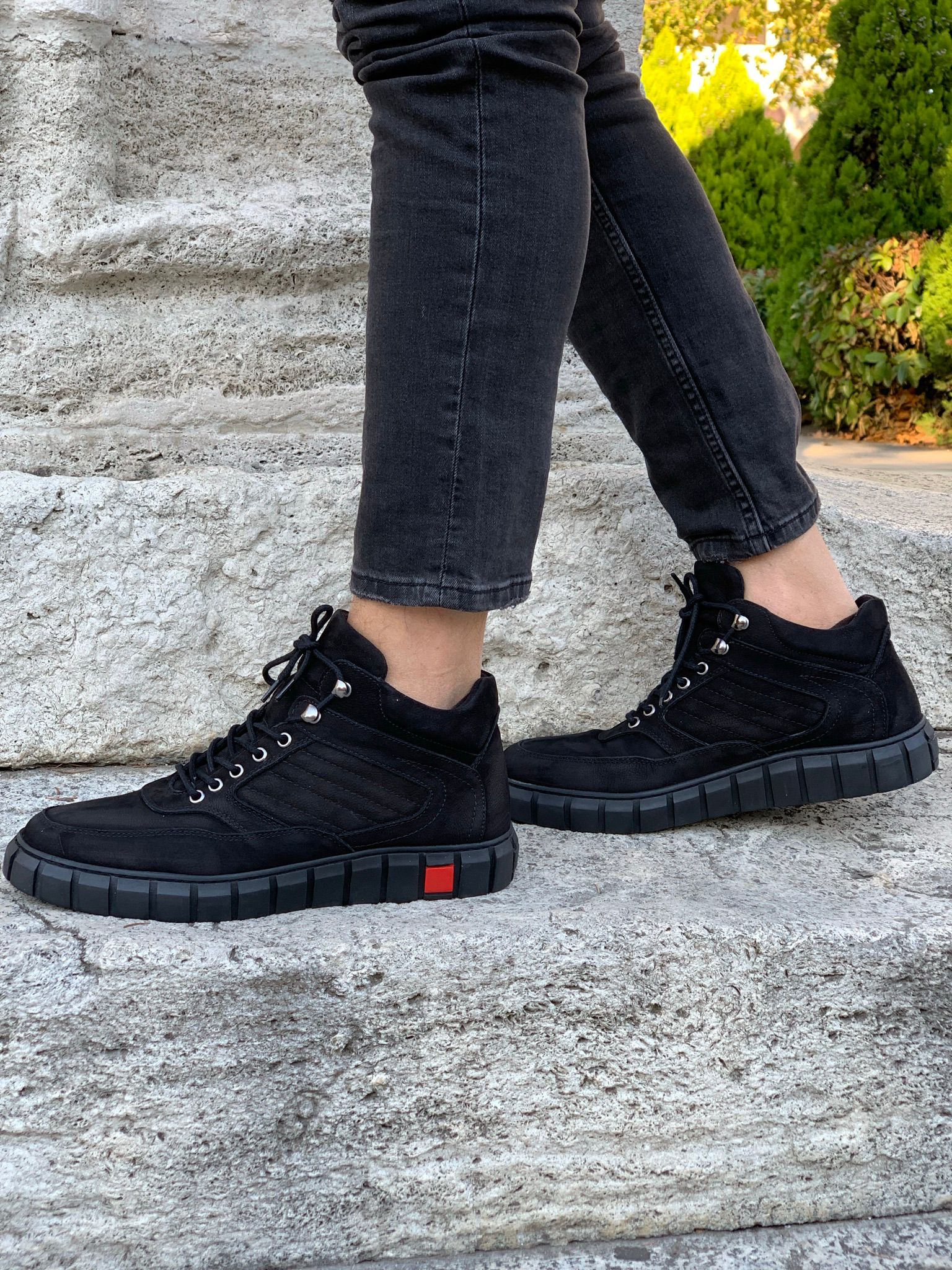 Roma Erkek Spor Bot-Siyah