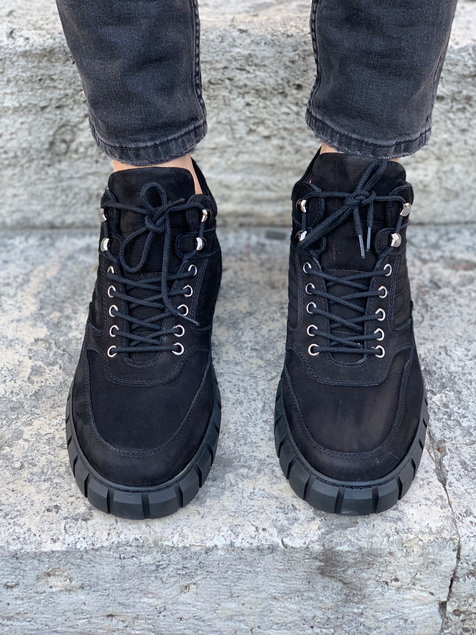 Roma Erkek Spor Bot-Siyah