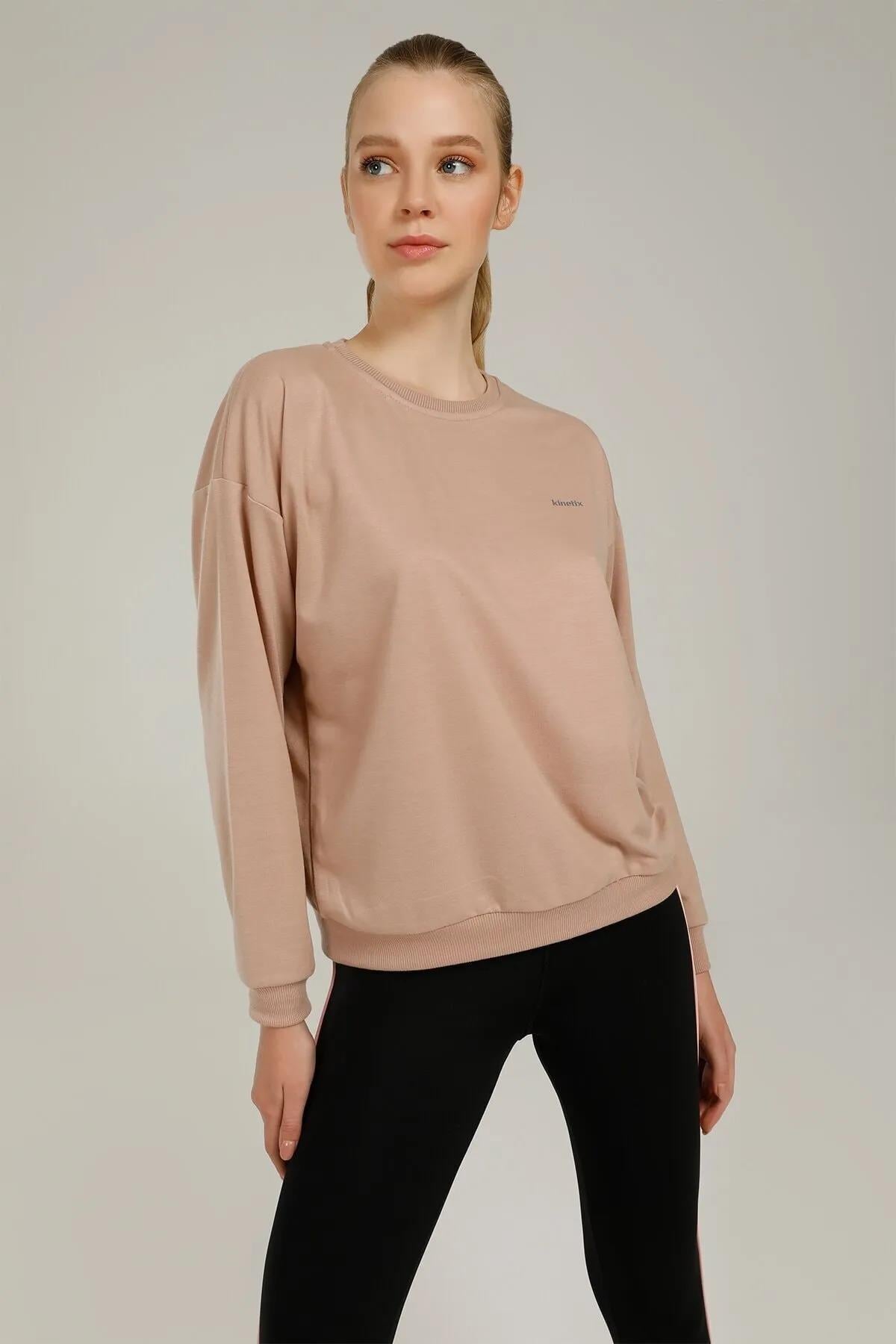 Kınetıx 1W Sn82 Basıc C Neck Sweatshırt 1Pr	