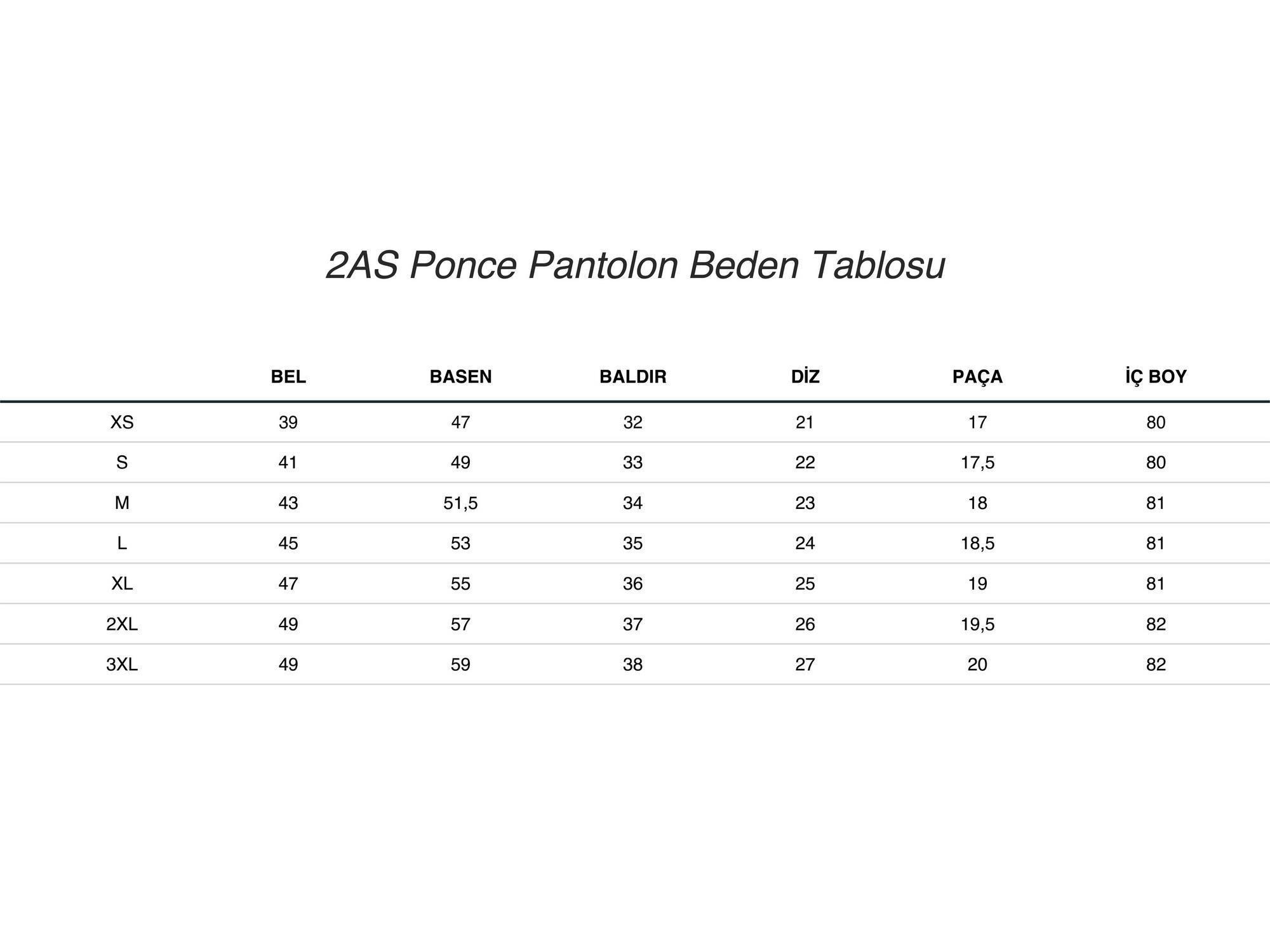 2As Ponce Erkek Pantolon	