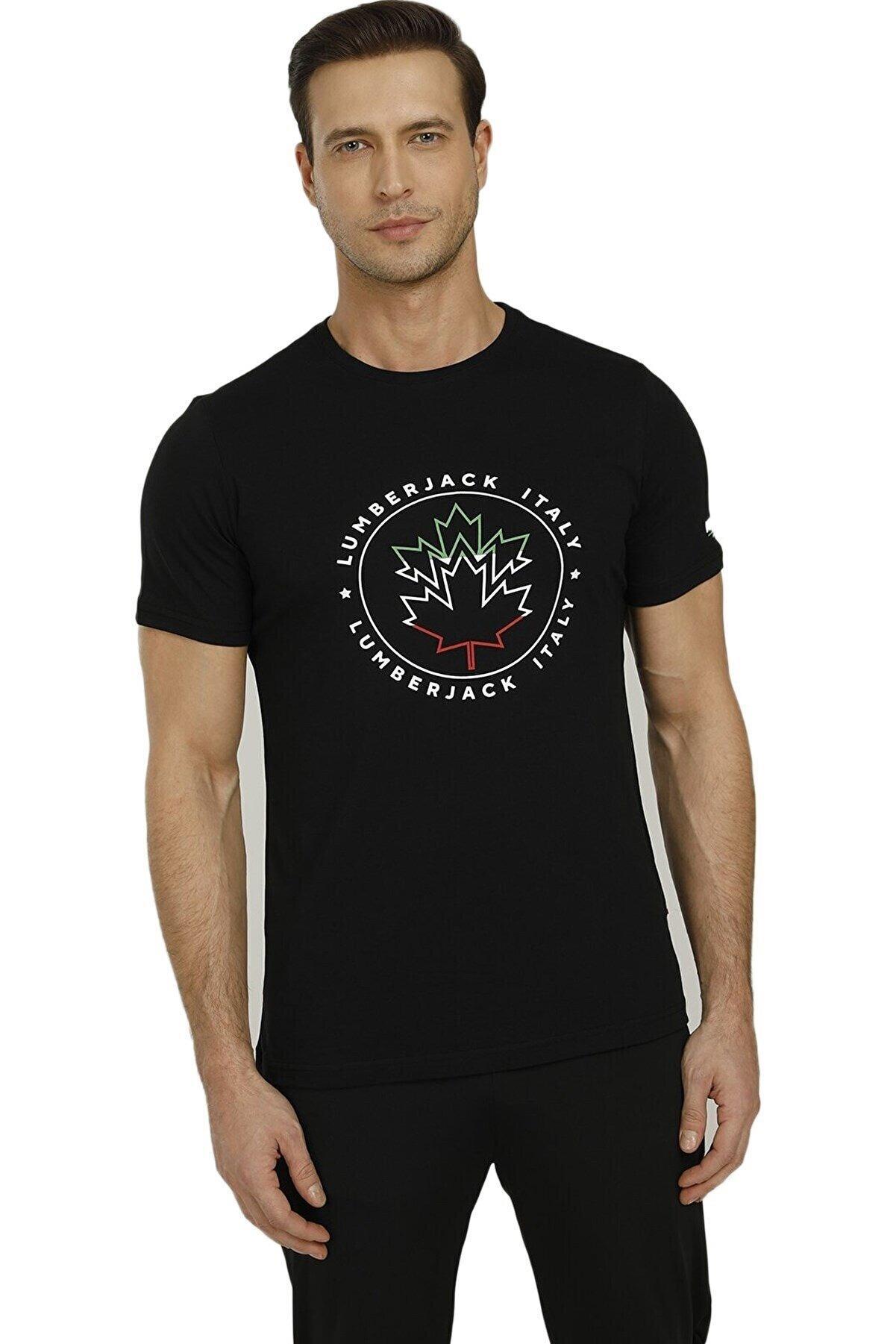 Lumberjack 2M Ct1045 Renato Logo T-Shırt 2Fx	