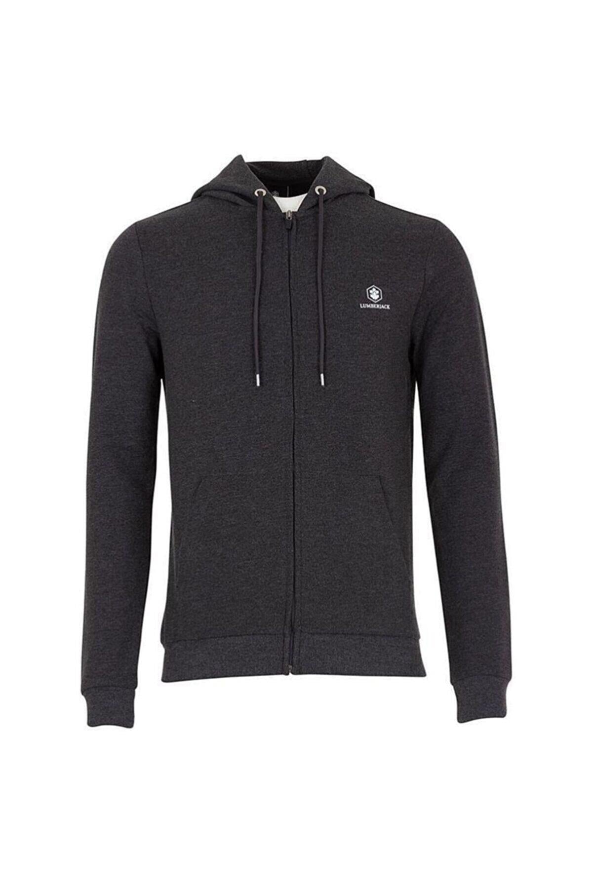 Lumberjack 1W Sn72 Basıc Hoodıe Full Zıp 1Pr Tek Ust	