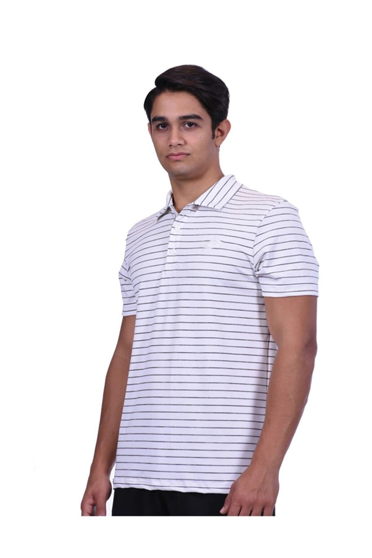 Lotto Strıpe Polo Pl Whit Greymuline	