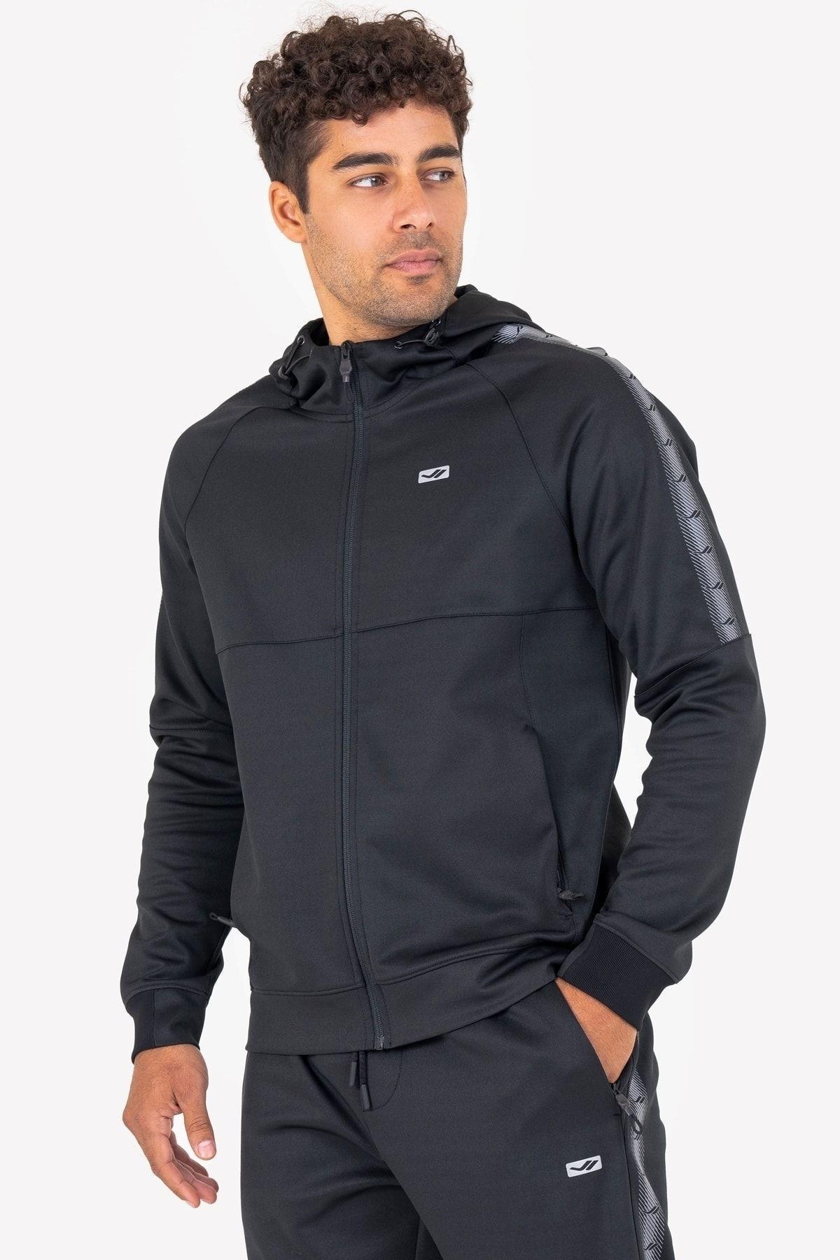 Lescon Erkek Fermuarlı Kapüşonlu Sweatshirt 23N-1128