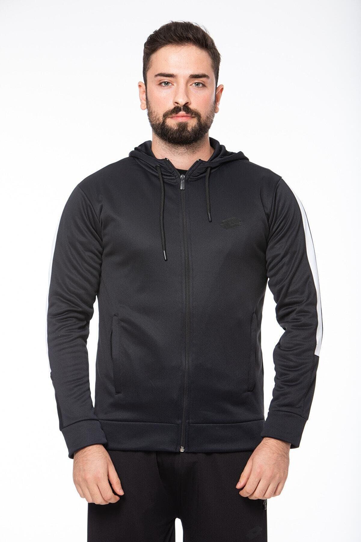 Lotto Fleece Sweat Fz Hd Pl	