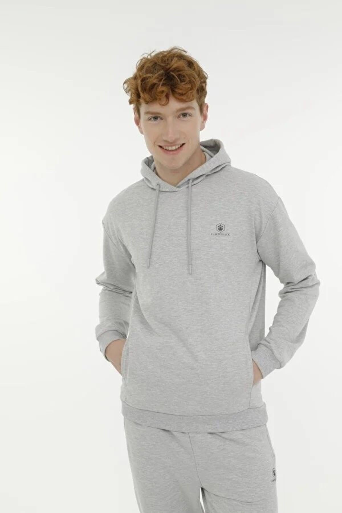 Lumberjack 3w M-SN73 Basic Hoodie 3PR Kapşonlu Sweatshirt