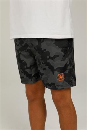 Lumberjack 2M Ct1147 Earl Camo Swım Short 2Fx Denız Sortu	