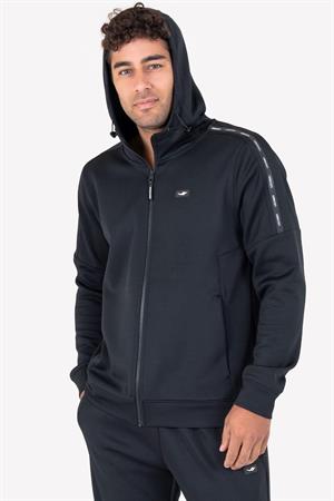 Lescon Erkek Fermuarlı Kapüşonlu Sweatshirt 23N-1126