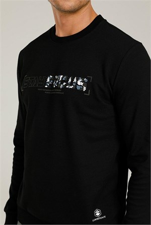 Lumberjack 1W Ct718 Aron Slogan Sweatshırt 1Pr	