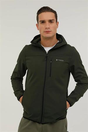 Lumberjack 3w ML Bs 1GT16 3PR Kapüşonlu Slim Fit Erkek Softshell Mont
