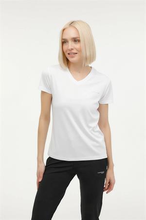 Lumberjack W-Ct127 Basic Pes V Neck T-Shirt 3Fx