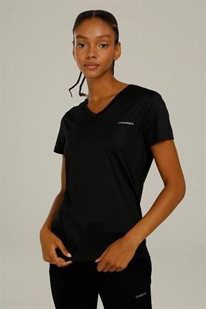Lumberjack W-Ct127 Basic Pes V Neck T-Shirt 3Fx