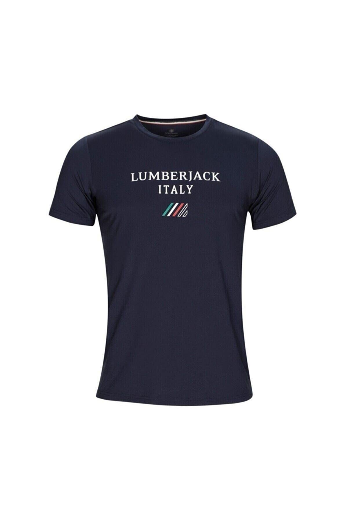 Lumberjack 1M Ct453 Italy Logo T-Shırt	