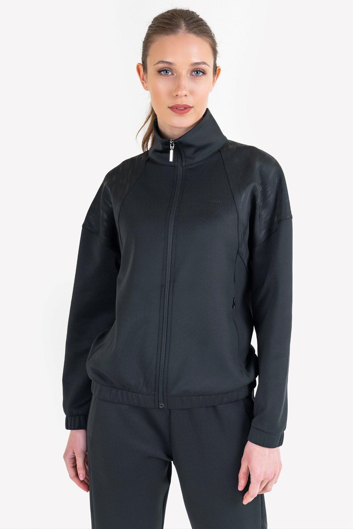 Lescon Kadın Fermuarlı Sweatshirt 23N-2124