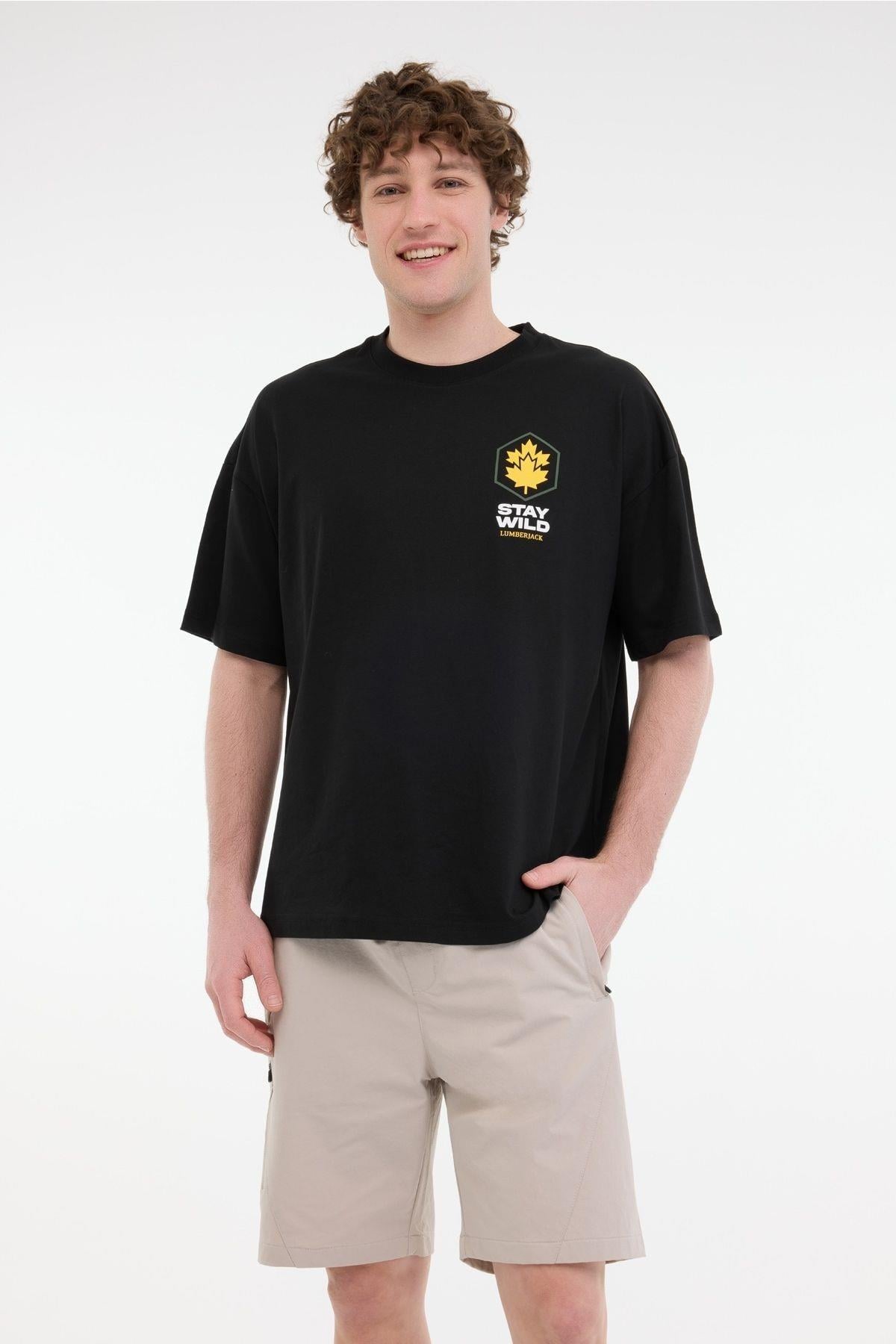 LumberjackLUMBERJACK 5M ML STAR 11OTD1-27 5FX KKOL T-SHIRT