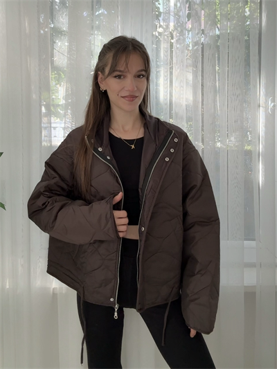 Avore Kahverengi Capitone Jacket