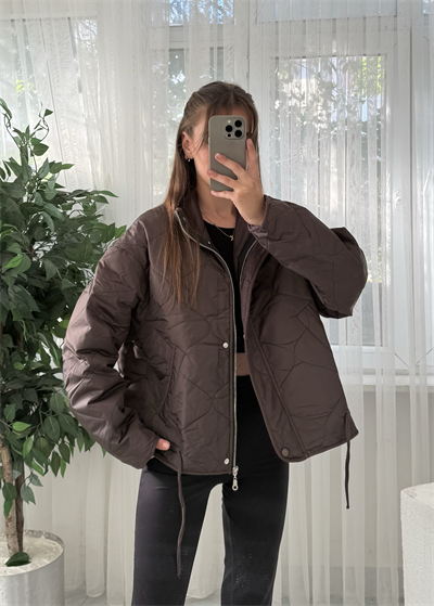 Avore Kahverengi Capitone Jacket