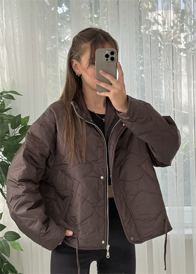 Avore Kahverengi Capitone Jacket