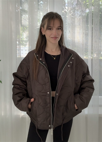 Avore Kahverengi Capitone Jacket