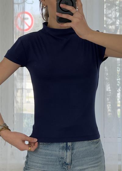 Buzzy Lacivert Bebe Kol Basic Yaka Tshirt