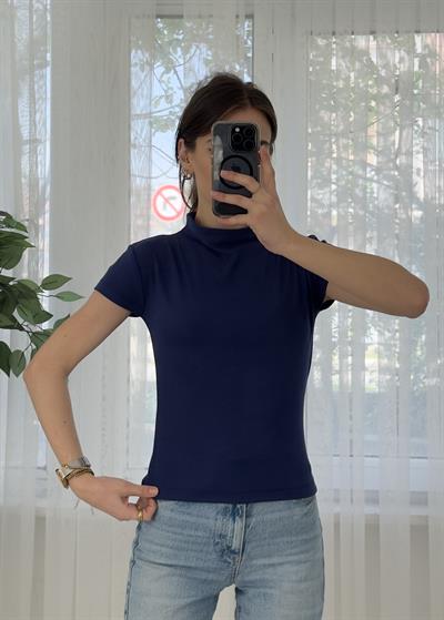 Buzzy Lacivert Bebe Kol Basic Yaka Tshirt