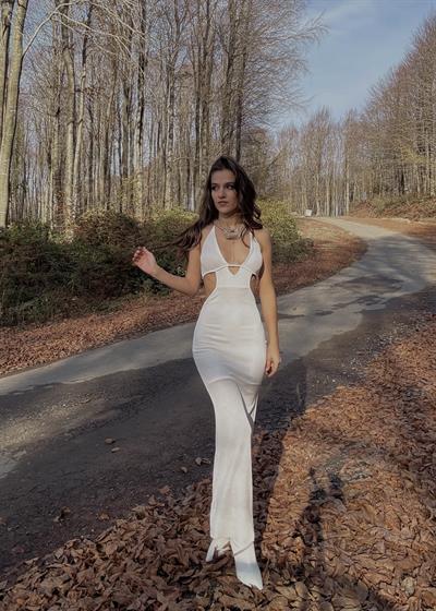 Ivory Curve Dress