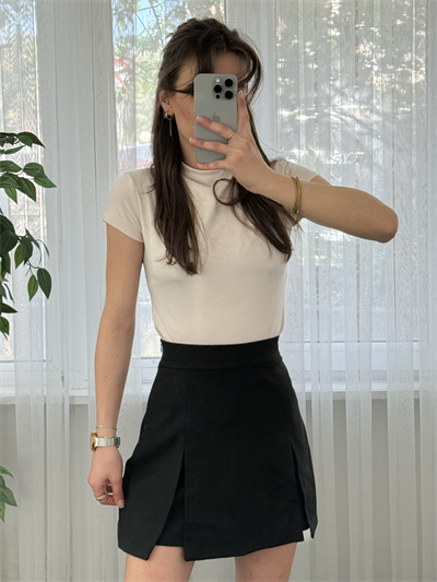 Karmen Siyah Şort Etek