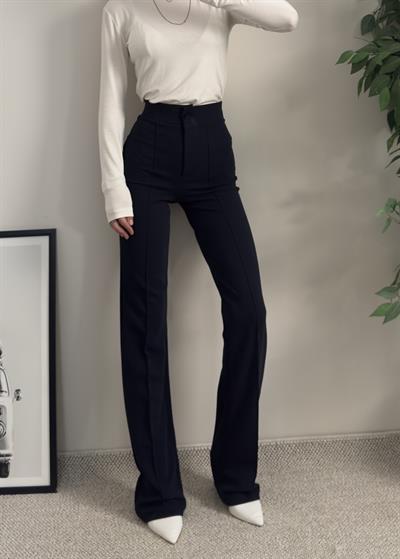 Lacivert Zr Model Çımalı Likralı Pantolon