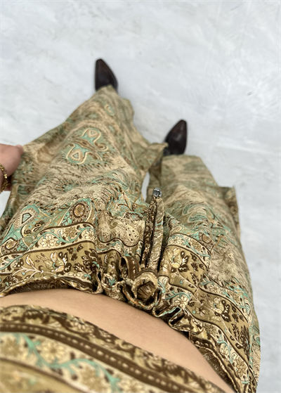 Leyz Boho Etnik Desen Alt Üst Takım