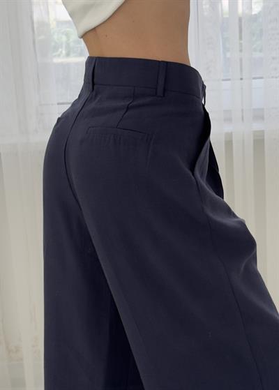 Lisy Lacivert Tensel Pantolon