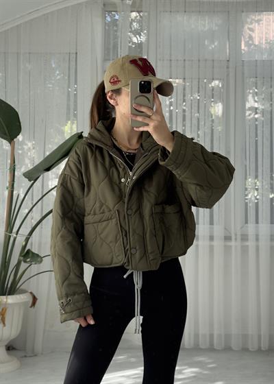 Marla Kapitone Haki Ceket