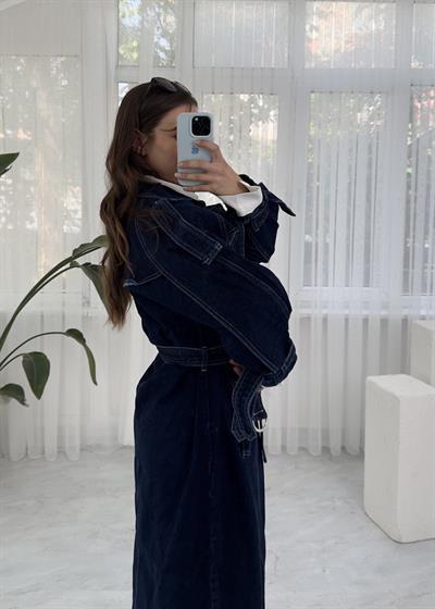 Premium Moni Denim Trençkot 