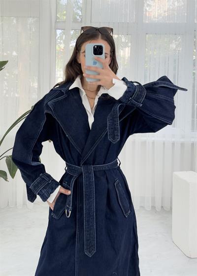 Premium Moni Denim Trençkot 