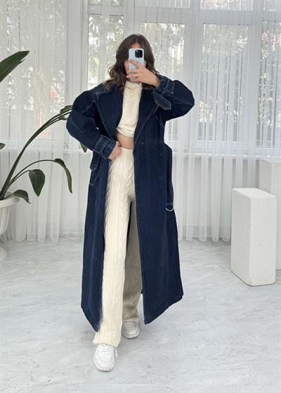 Premium Moni Denim Trençkot 