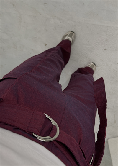 Moonbelt Bordo Kargo Pantolon 