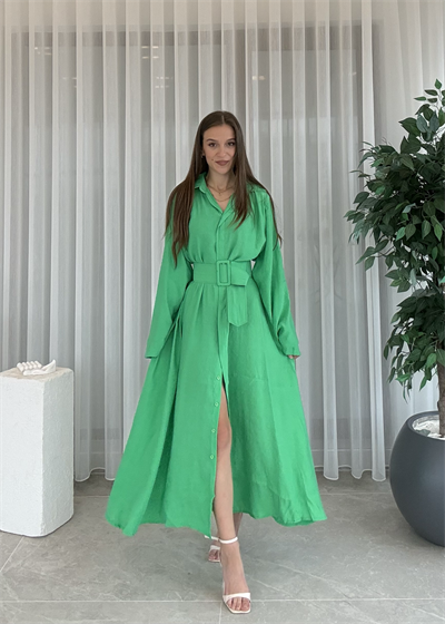 Novee Oversize Kemerli Elbise