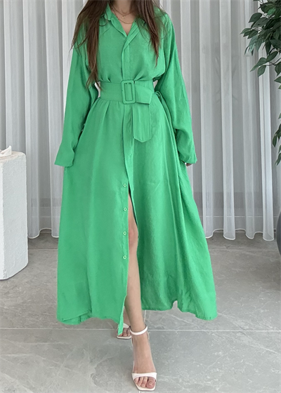 Novee Oversize Kemerli Elbise