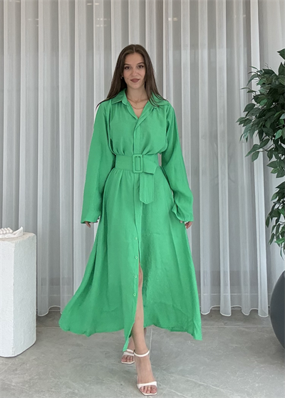 Novee Oversize Kemerli Elbise