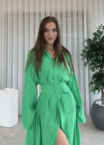 Novee Oversize Kemerli Elbise
