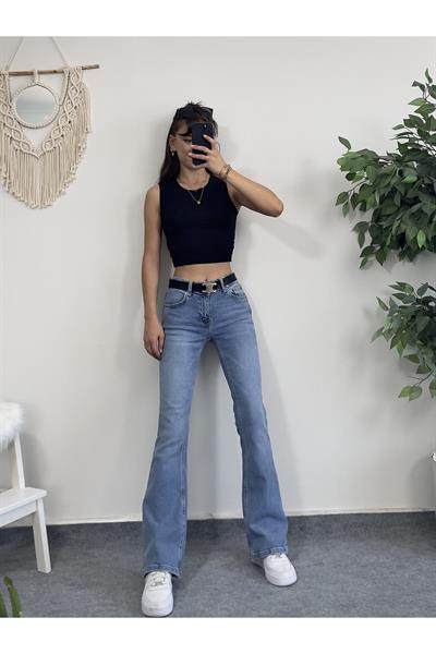 Orta Bel Açık Renk jeans