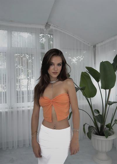 Pinterest Turuncu Düğüm Bluz