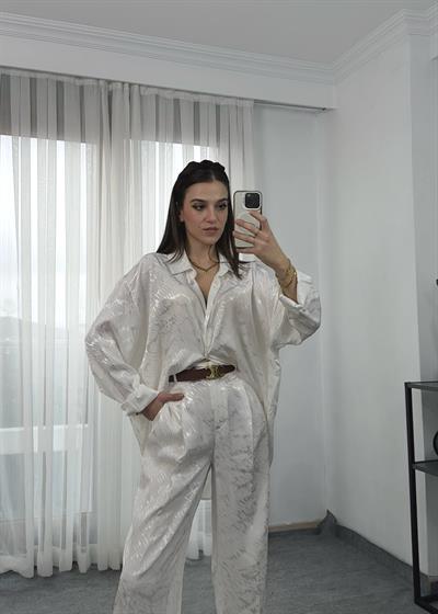 Premium Desenli Jakar Alt Üst Takım 