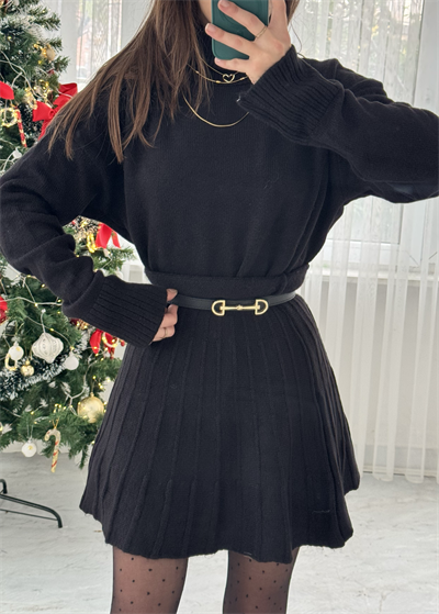 Rosalin Siyah Triko Takım
