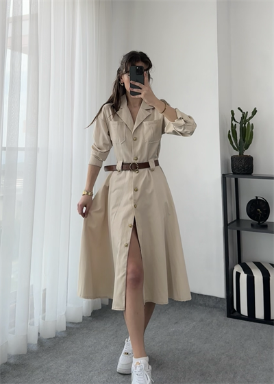 Trenç Model Midi Elbise