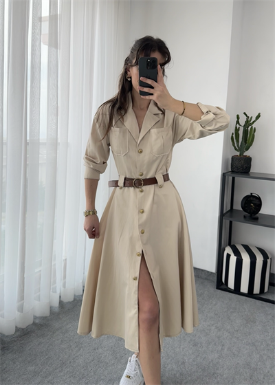 Trenç Model Midi Elbise
