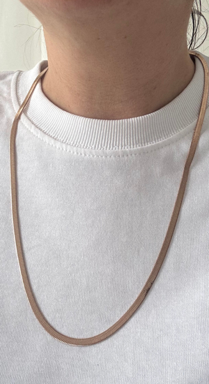 Çelik İtalyan Zincir Kolye 60cm